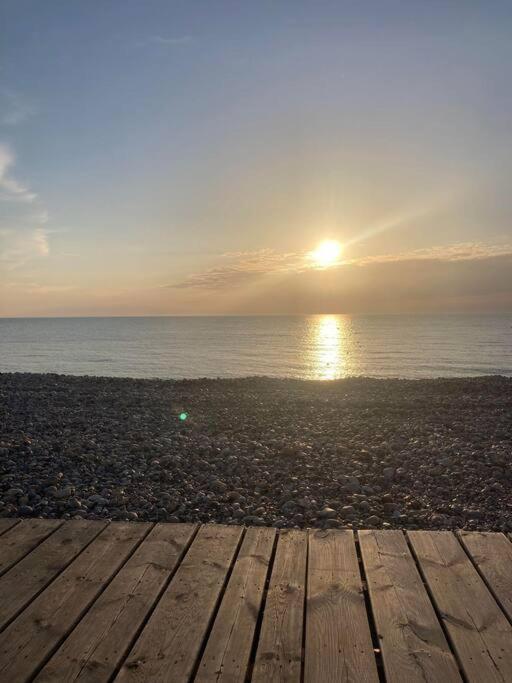 La Petite Boutique Rouge Apartment Cayeux-sur-Mer Bagian luar foto